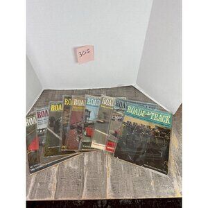 Road & Track 1960’s Magazine Bundle Of 9 Issues #305